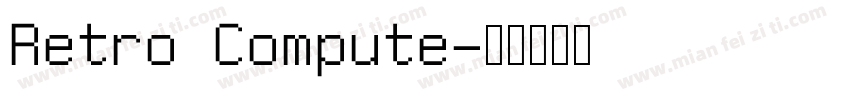 Retro Compute字体转换